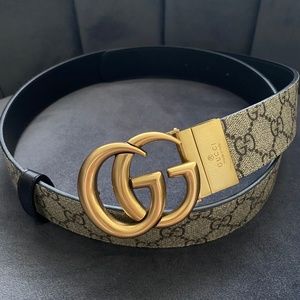 Gucci Reversible Supreme belt 95